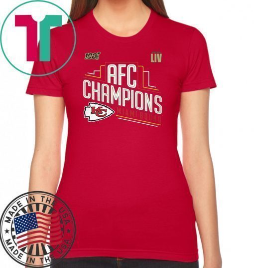 Kansas City Chiefs 2019 AFC Champions Shirt