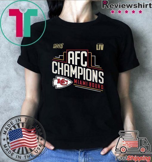 Kansas City Chiefs 2019 AFC Champions T-Shirt