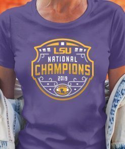 LSU Tigers Football Playoff 2019 National Champions T-Shirt