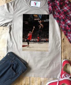 LeBron Hitting Game-Winner Over OG Anunoby Shirts