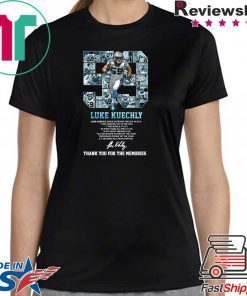 Luke Kuechly Thank You For The Memories Official T-Shirt