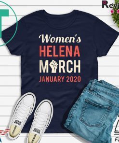 March For Women Helena MT January 2020 Feminist Rising T-Shirt