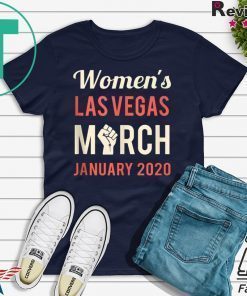 March For Women Las Vegas NV January 2020 Feminist Rising Shirt