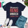March For Women Reno Nevada January 2020 Feminist Rising Shirt