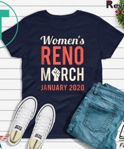 March For Women Reno Nevada January 2020 Feminist Rising Shirt