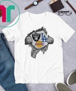 Oakland Raiders Vs Los Angeles Lakers Inside T-Shirt