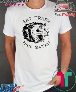 Possum Eat Trash Hail Satan shirt