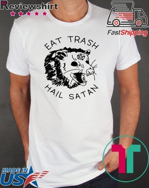 Possum Eat Trash Hail Satan shirt