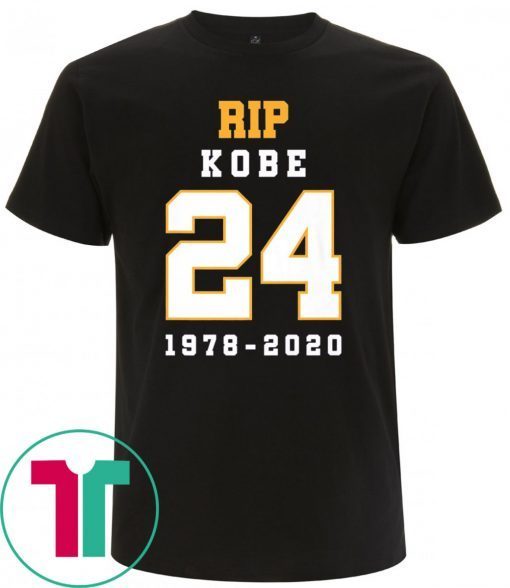 Rip Kobe Bryant 24 Memorial Rest In Peace T-Shirt