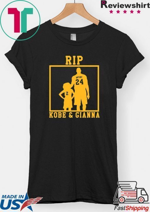 Rip Kobe and Gianna Shirt