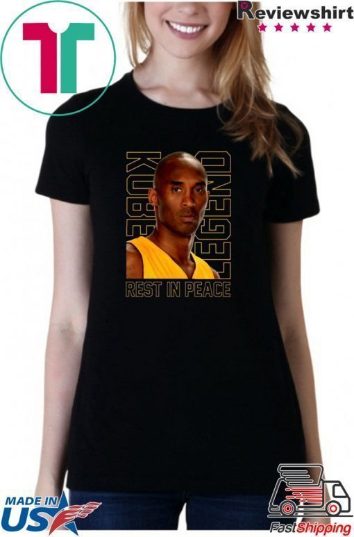 Rip-Kobe_Bryant T-Shirt Black Mamba Logo Shirt