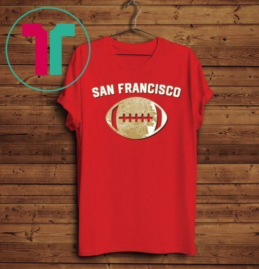 San Francisco Football City Home Map Shirt