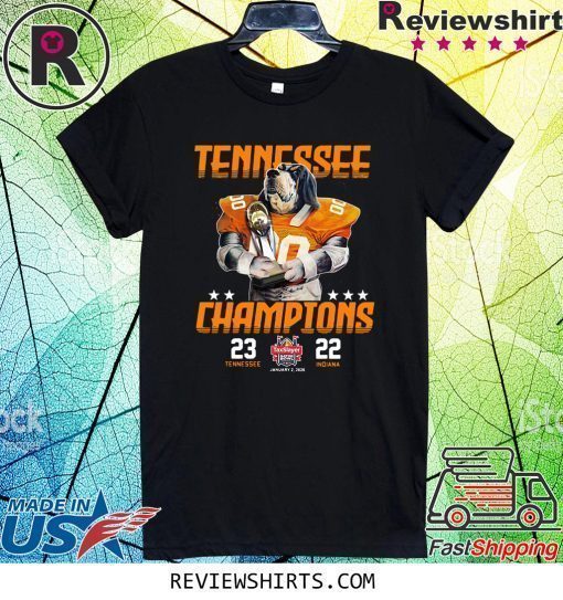 TENNESSEE VOLUNTEERS CHAMPIONS TAXSLAYER GATOR BOWL SHIRT