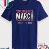 Women's March January 2020 Washington DC T-Shirt