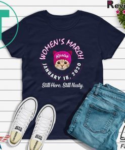 Women's March 2020 Cat Hat T-Shirt