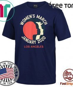 Women's March January 18 2020 Los Angeles Feminist Official T-Shirt