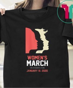 Women's March January 18, 2020 Washington DC T-Shirt