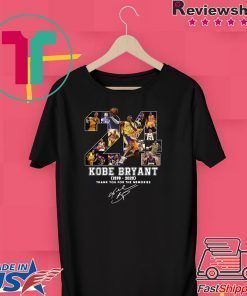 24 Kobe Bryant 1978-2020 thank you for the memories signature shirt