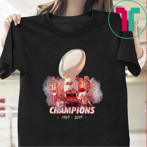 50 Years Kansas City Chiefs Champions 1969 – 2019 shirt