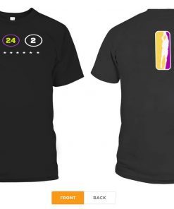 8 - 24 -2 SHIRT LOS ANGELES LAKERS - KOBE BRYANT