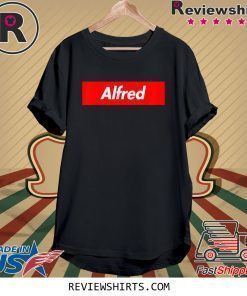 Alfred Red Box Logo Shirt