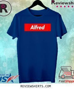 Alfred Red Box Logo Shirt