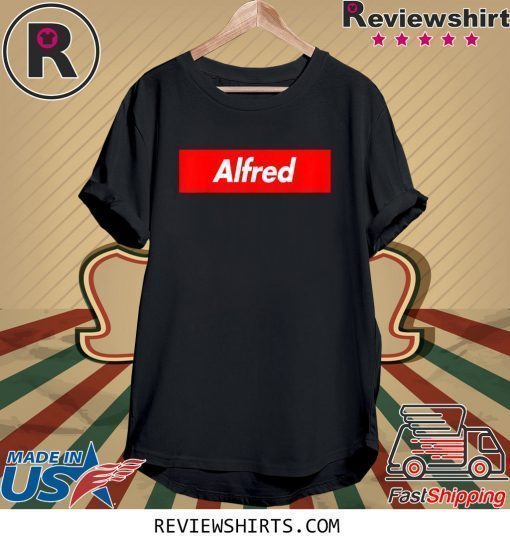 Alfred Red Box Logo Shirt