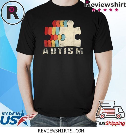 Autism Awareness Gift Vintage 70s 80s T-Shirt