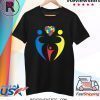 Autism Awarness Family Trio Heart Puzzle Gift Shirt