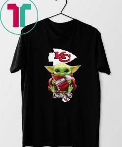 Baby Yoda Hug Super Bowl Champions Kansas City Chiefs Shirt