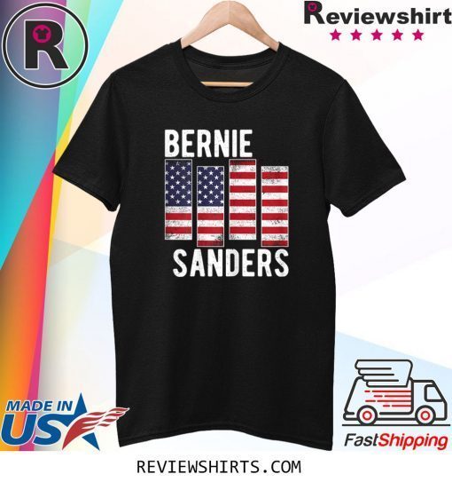 Bernie Sanders Black US Flag Vintage America Flag Not Me T-Shirt