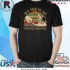 Best Frenchie Dad Ever Retro Vintage Sunset T-Shirt