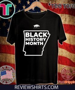 Black Month History Razorback Basketball T-Shirt