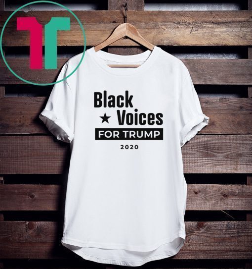 Black Voices For Donald Trump T-Shirt
