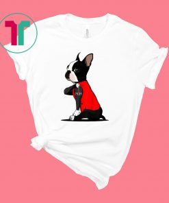 Boston Terrier Tattoos I Love Mom Funny Shirt