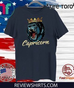 Capricorn Queen Gorilla Zodiac 2020 T-Shirt