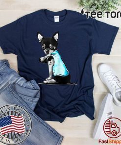 Chihuahua Tattoos I Love MOM Funny Gift Mother's Day 2020 T-Shirt