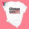 Clinton Gore 92 Democratic Election Vintage Political T-Shirt