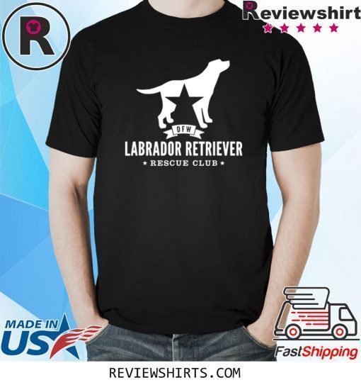 DFW Labrador Retriever Rescue Club White Logo Shirt