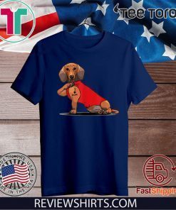 Dachshund Tattoos I Love MOM Sitting Mother's Day 2020 T-Shirt