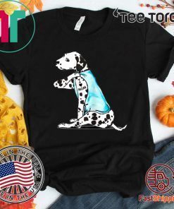 Dalmatian Tattoos I Love MOM Sitting Mother's Day T-Shirt