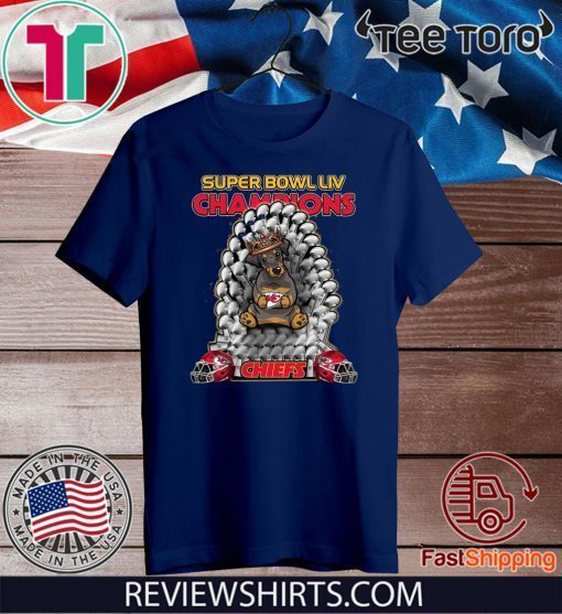 Daschund Iron Throne Super Bowl LIV Champions Chiefs 2020 T-Shirt