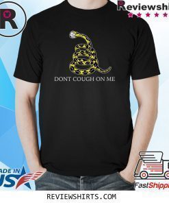 Dont Cough Gadsden Flag Snek Virus Mask Libertarian T-Shirt