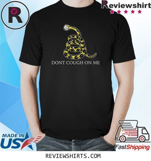 Dont Cough Gadsden Flag Snek Virus Mask Libertarian T-Shirt