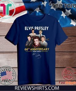 Elvis Presley 66th Anniversary 1975 – 2020 signatures Shirts