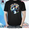 Feel the Bernie Shirt Riding Unicorn Magical Rainbow Bern Shirt
