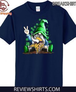 Gnomes Lucky St Patrick’s Day Hug Minnesota Vikings Shirt