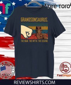 Grandson Saurus the man the myth the legend vintage T-Shirt