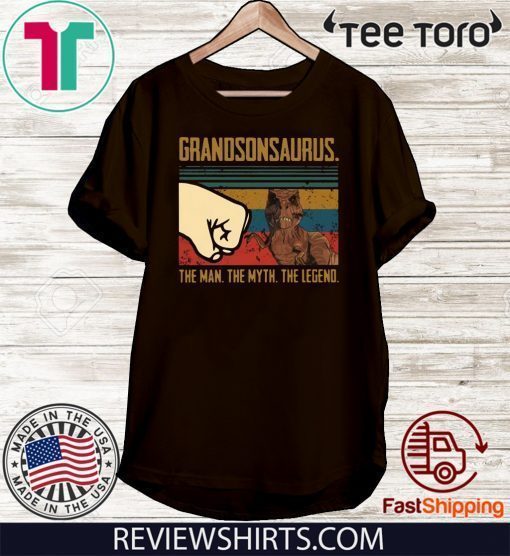 Grandson Saurus the man the myth the legend vintage T-Shirt
