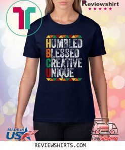 HBCU Humbled Blessed Creative Unique T-Shirt